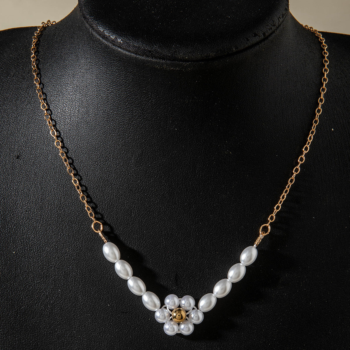 European and American Style Jewelry Colorful Square Inlaid Diamond Single Necklace Geometric Chain Imitation Gemstone Single Layer Collarbone Chain