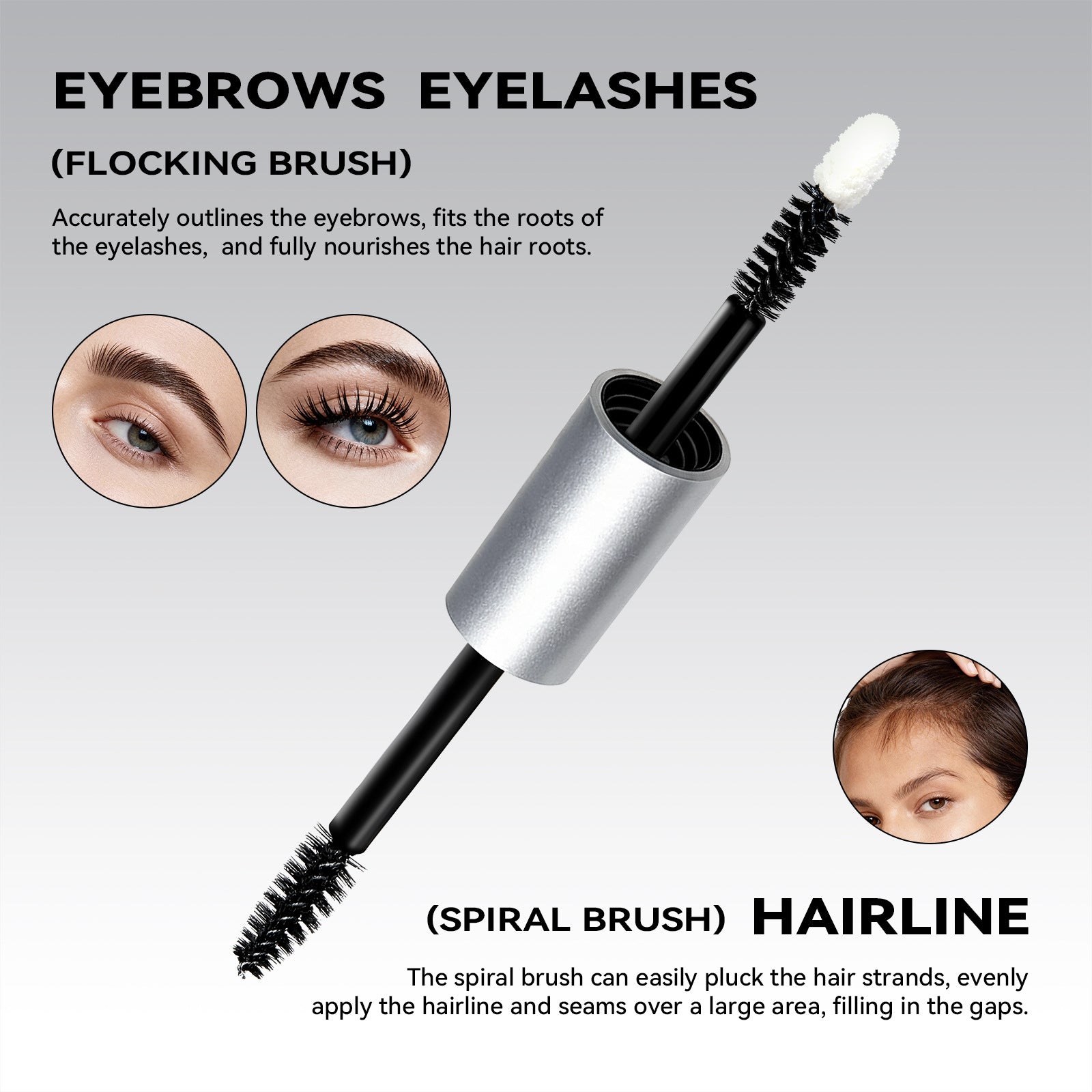 Exclusive Supply sheloves Eyebrow Liquid Double-ended Eyelash Hairline Lengthening Thickening Curling Styling Serum