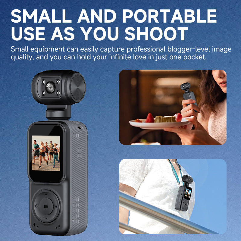 Q54K HD Handheld Sports Outdoor Camera vlog Cycling Pocket Camera Anti-Shake Recorder