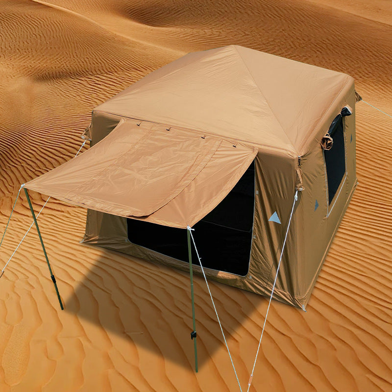 Wholesale Inflatable Tent from Source Factory Middle East Saudi Arabia Tent Black Sunproof Rainproof Automatic Quick Open3*