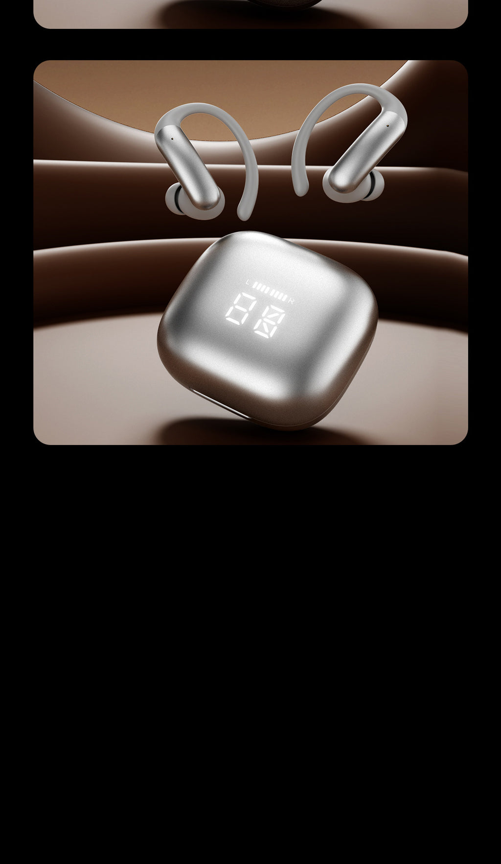 New M145Long Battery Life Ear-Hook and In-Ear Headphones Private Model Low Latency Wireless Bluetooth Earphones