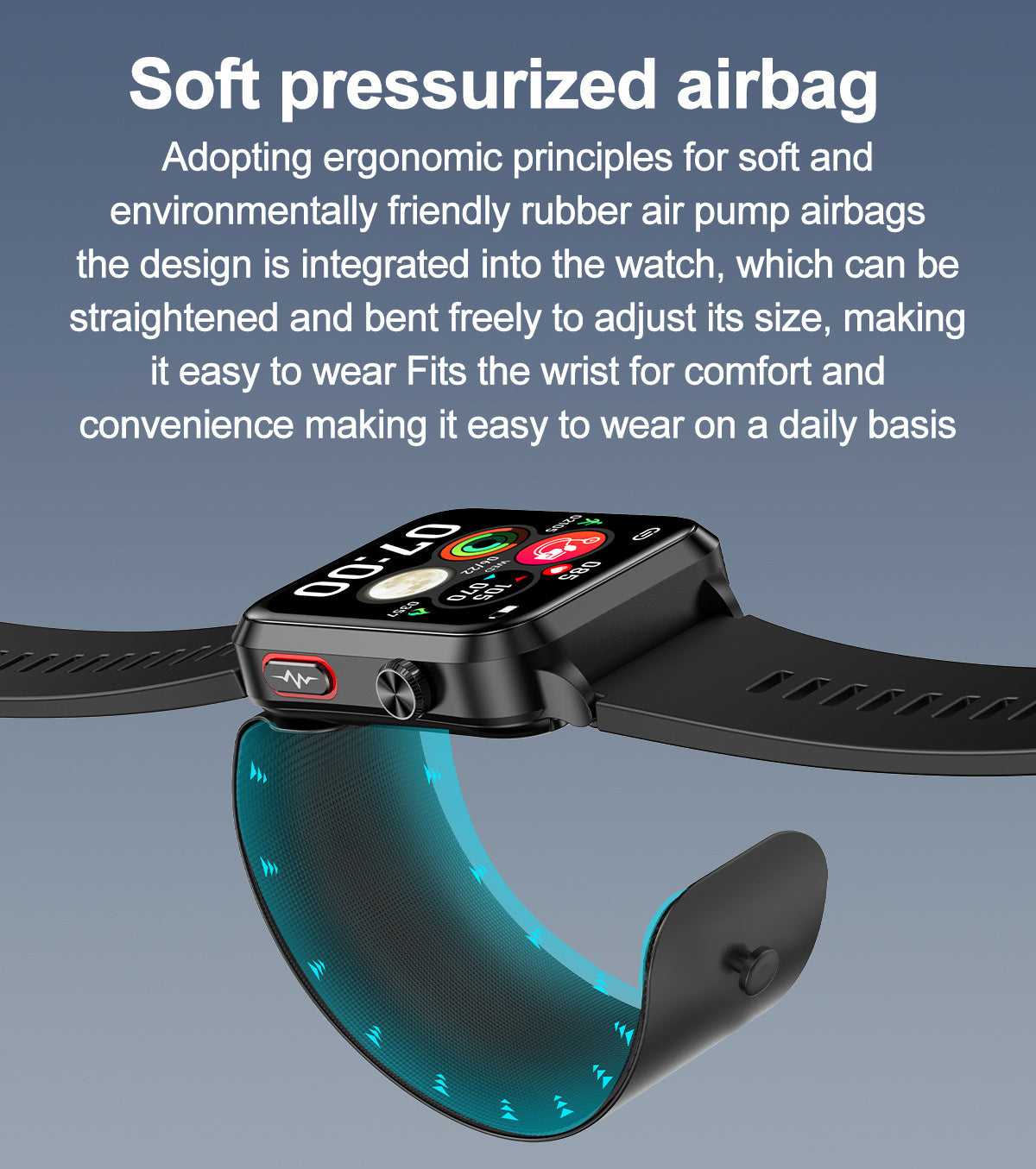 New S11Air Pump Type Precision Blood Pressure Smart Health Watch ECG Uric Acid Blood Lipid Monitoring Smart Watch