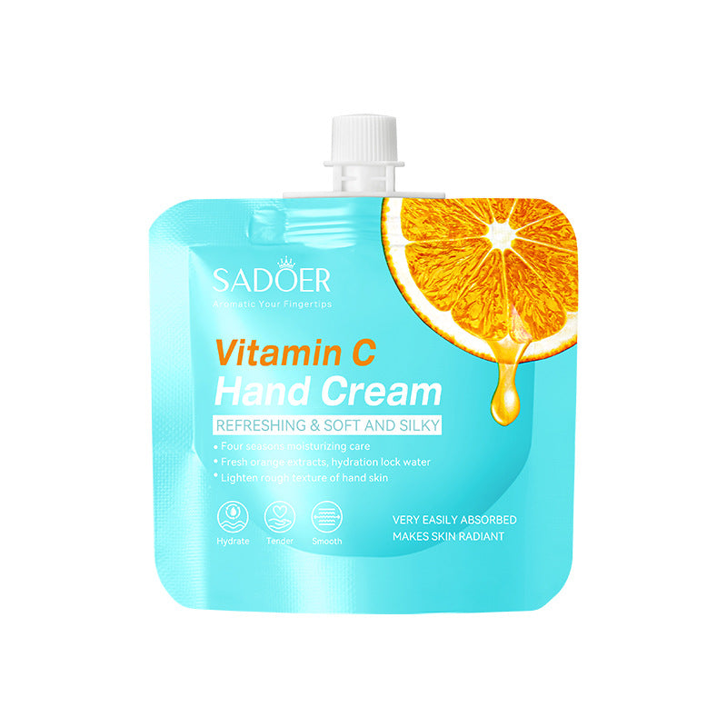 Plant-Based Hand Cream in Sachet SADOER Avocado Aloe Vera Moisturizing Refreshing  Wholesale