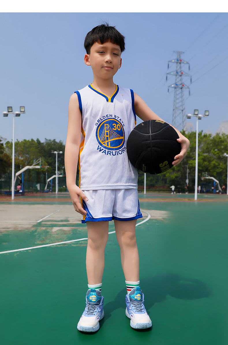 Boys' Casual Fashion Trendy Children's Shoes Non-Slip Wear-Resistant Sports Shoes for Elementary School Students Training Multi-Color Basketball Shoes