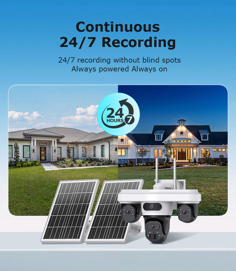 New Product AOV Solar Camera Trinocular Solar Camera9MP High Definition Full Color AOV Camera