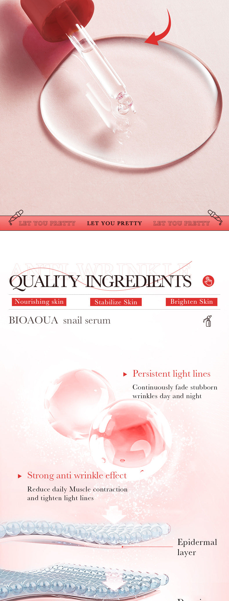 Essence Serum30ml BIOAOUA Turmeric Hydrating Retinol Moisturizing and Nourishing  Wholesale