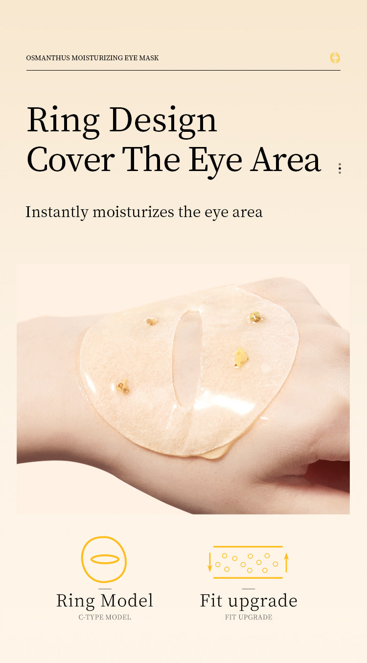 Golden Osmanthus Eye Mask Patch SADOER Moisturizing and Hydrating to Reduce Dark Circles  Foreign Trade Live Wholesale
