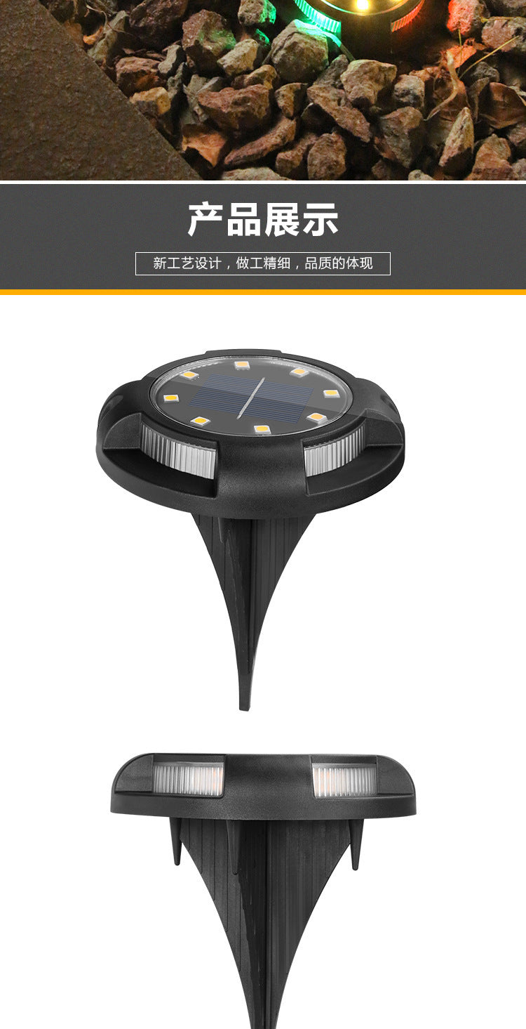 New Solar Ground Light Outdoor Waterproof Garden Light Landscape Light Garden Lawn Light Inground Light Stair Light