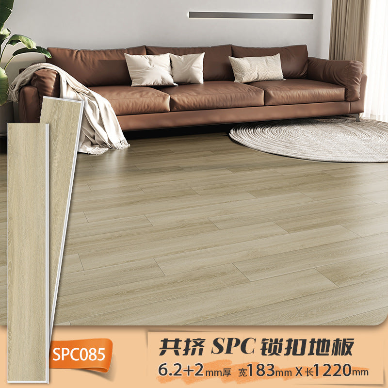 Anti-Slip Waterproof Fireproof Locking Eco-Friendly Flooring Commercial Project spc Stone Plastic Locking Type PVC Stone Crystal Flooring