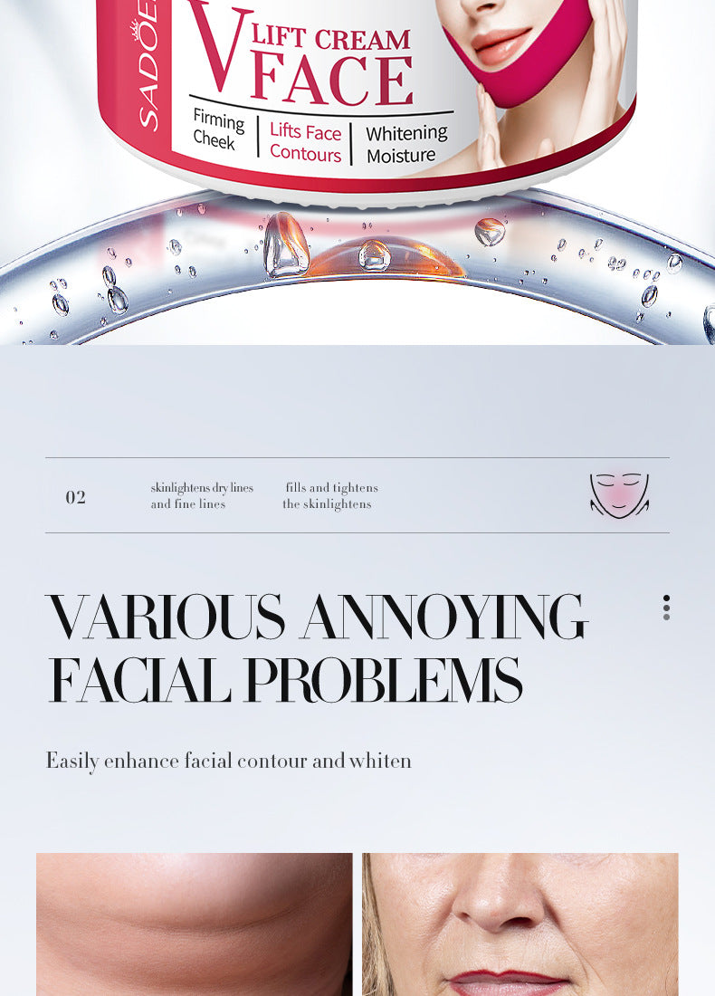V Face Tightening Cream30gSADOER Facial Lifting and Firming Skin Facial Cream  Foreign Trade Wholesale