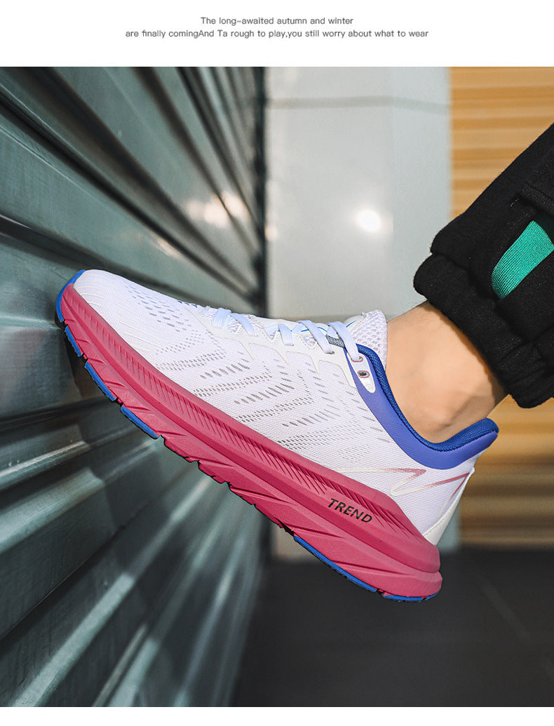 Men's running shoes New Breathable Mesh Student Casual Running Youth Shock Absorbing Anti-Slip Sports Shoes