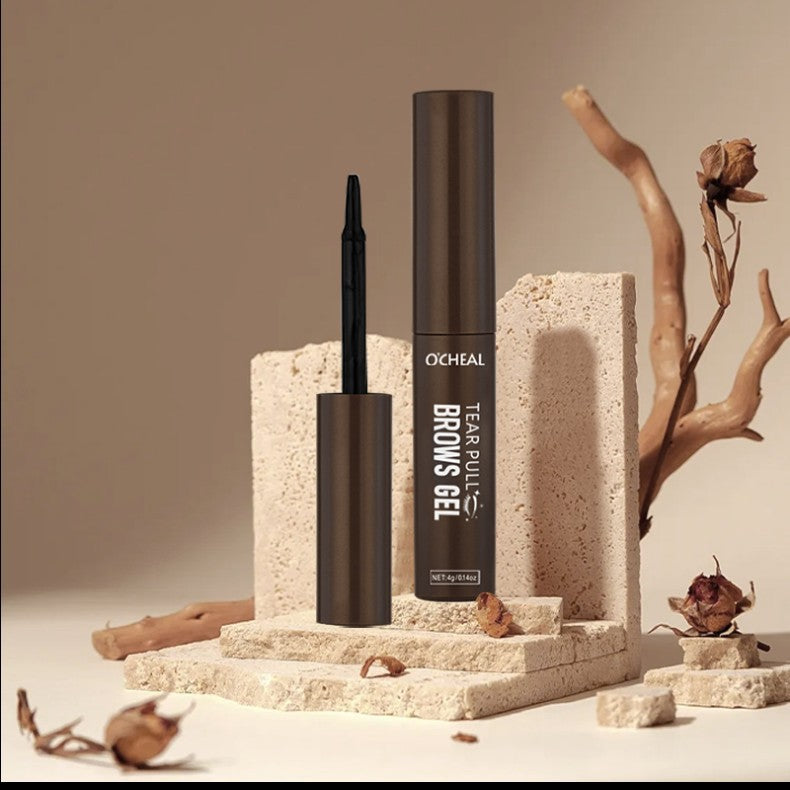 Ouqianya Peel-off Eyebrow Dye Cream Waterproof Sweatproof Long-lasting 3D One-line Eyebrow Packaging