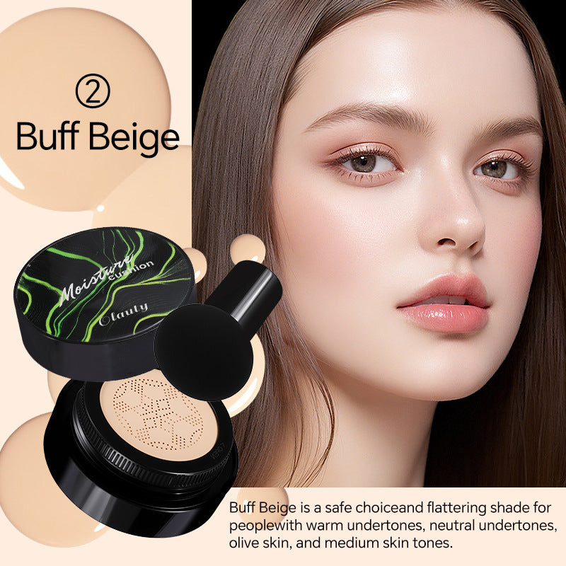 Genuine Air Cushion BB Cream Waterproof Concealer with Makeup Brush and Puff CC Cream Four-Piece Set20g*3Version