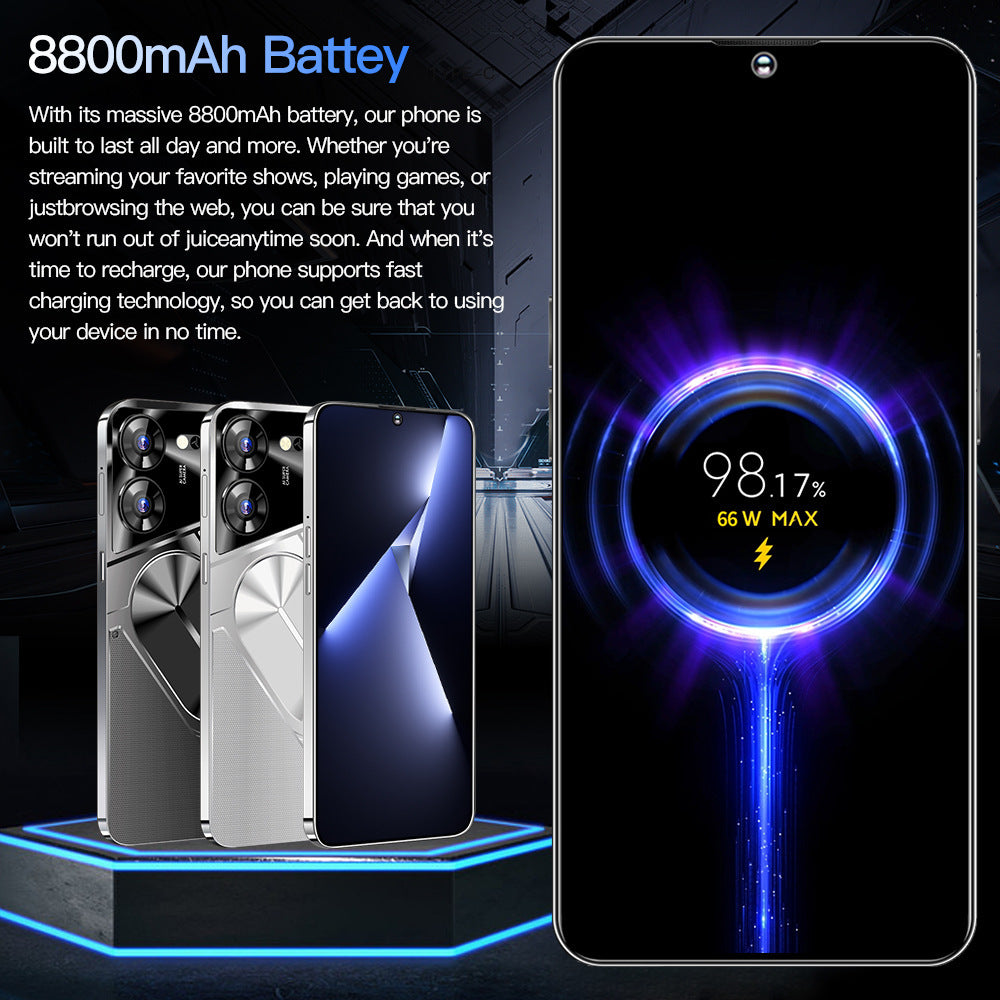New Povo5pro Smart Student Phone7.3Inch Full HD Screen 3+32Wholesale