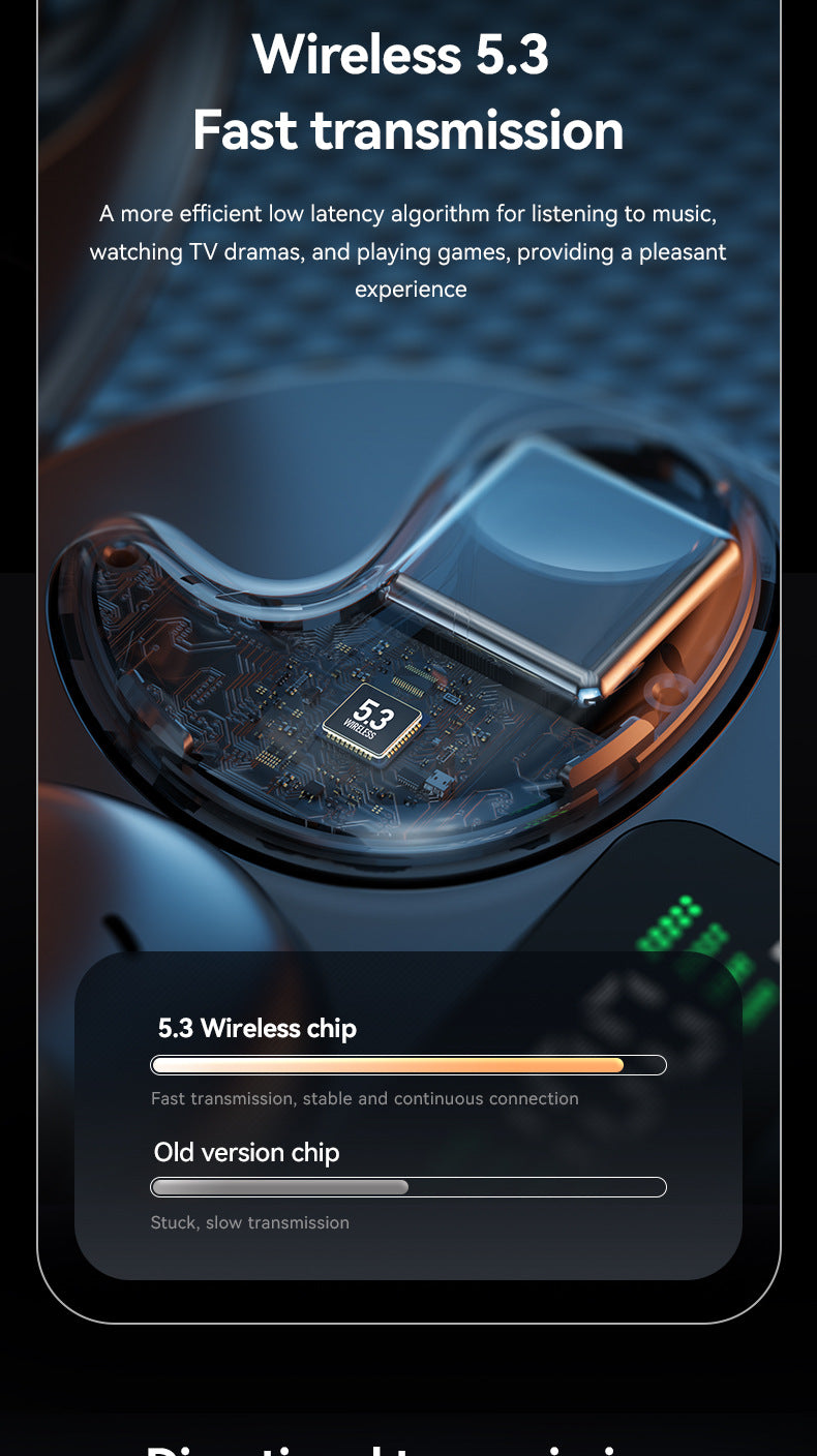 Popular M52Sleep-Specific Side-Sleep Bluetooth Earphones TWS Wireless Mini High-Looking Wireless Bluetooth Headphones