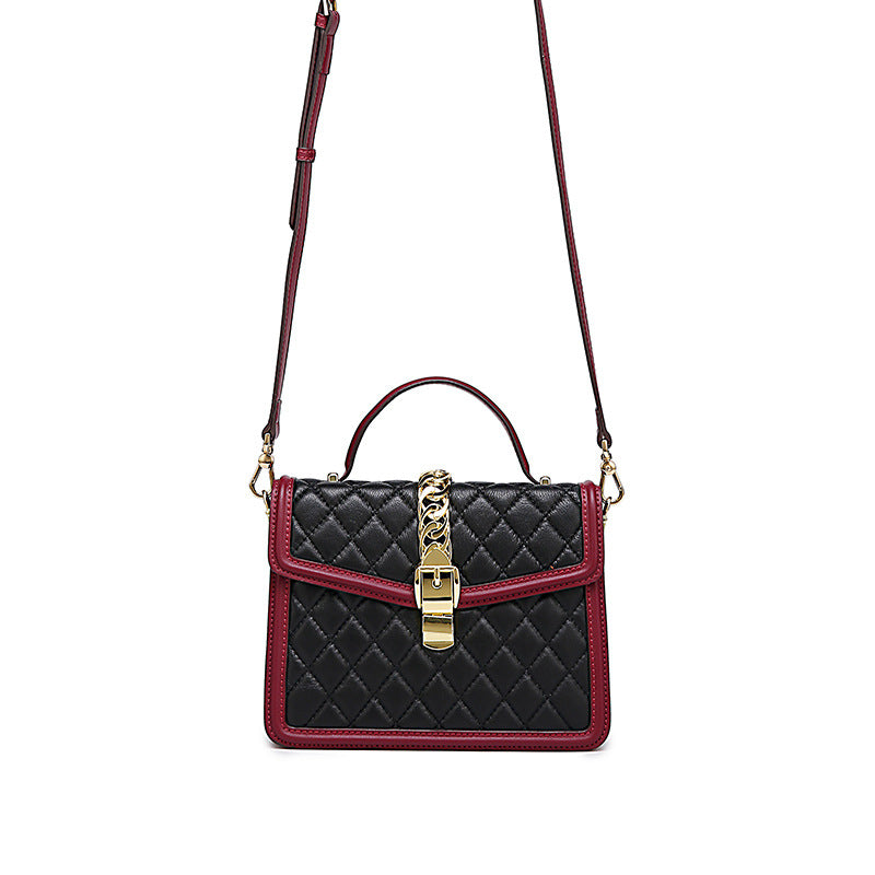 New Women's Bag Trendy Fashion Retro Quilted Small Square Bag Personality Stylish Simple Crossbody Women's Bag Handbag