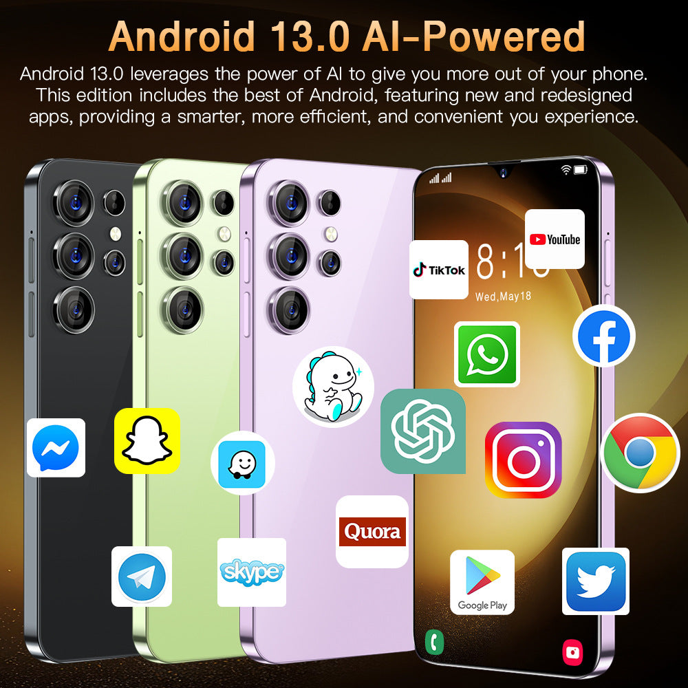 S23 Ultra New products in stock4G Android16+1T Large Screen Smartphone(Popular)