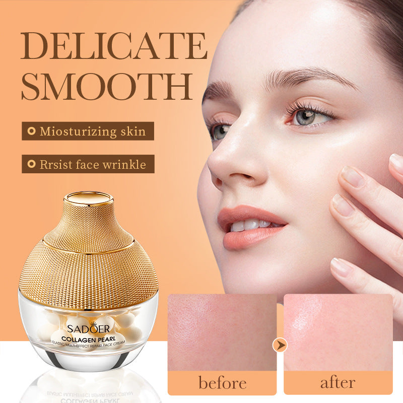 Pearl Cream70g SADOER Collagen Hydrating Moisturizing Cream  Foreign Trade Wholesale
