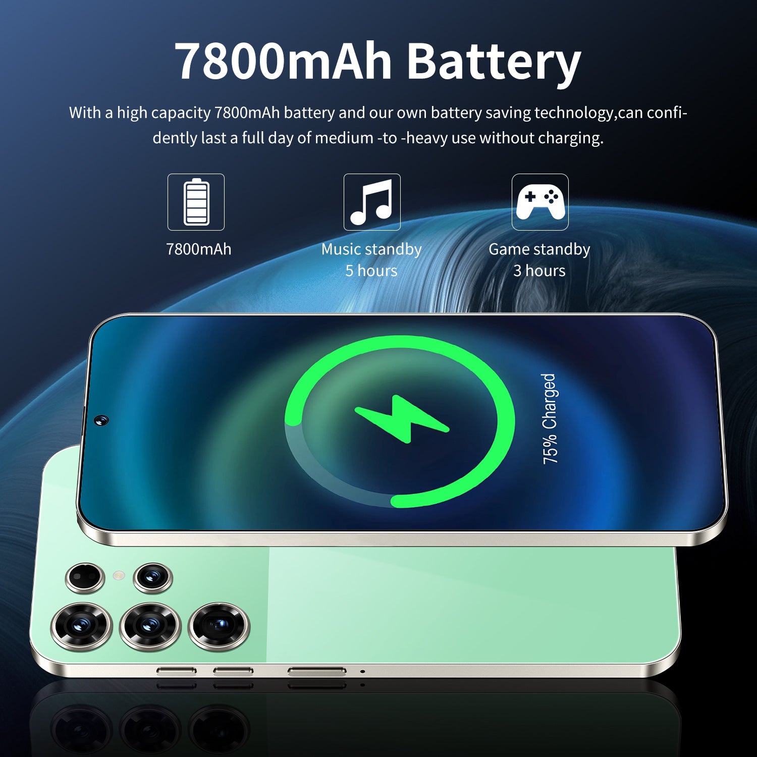 Popular S26 Ultra Mobile Phone16+1TB Android7.3Inch Large Screen Hot Selling on AliExpress
