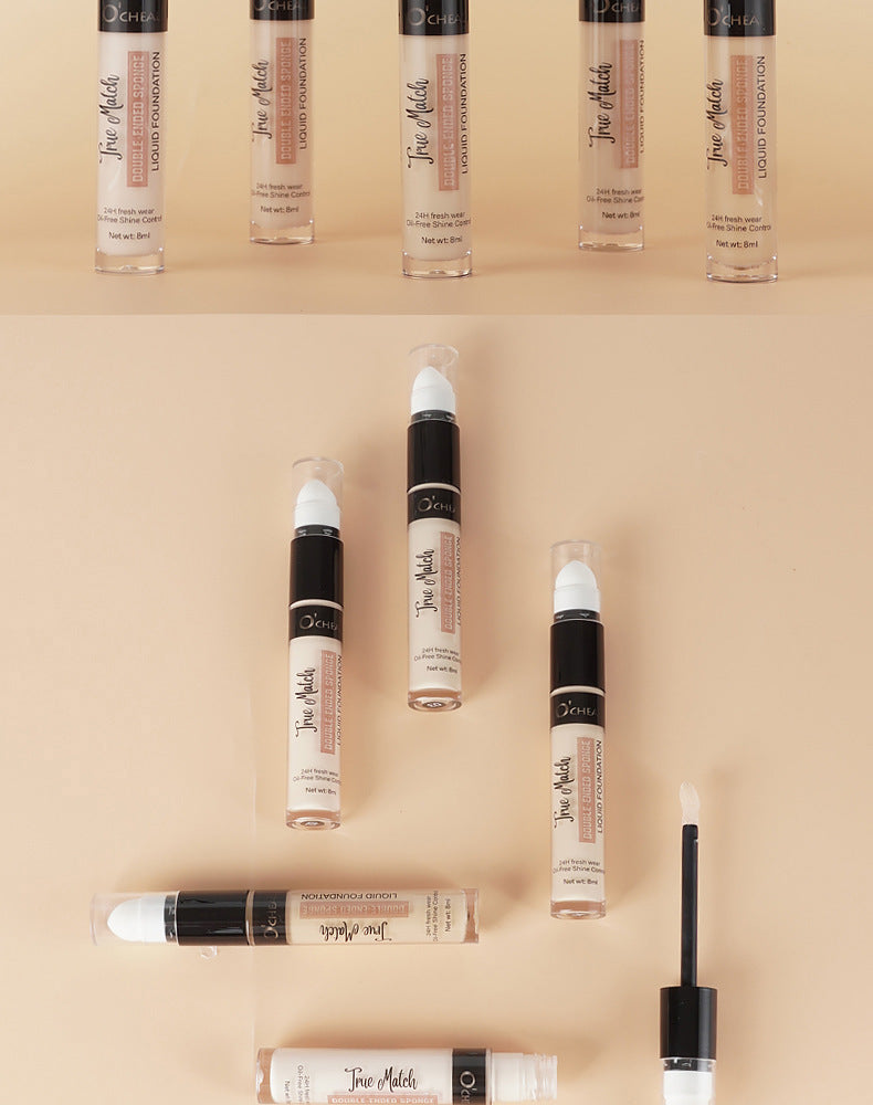 AliExpress Ouqianya Dual-Head Concealer Pen Even Skin Tone Spot Application Cover Spots Acne Marks Wholesale