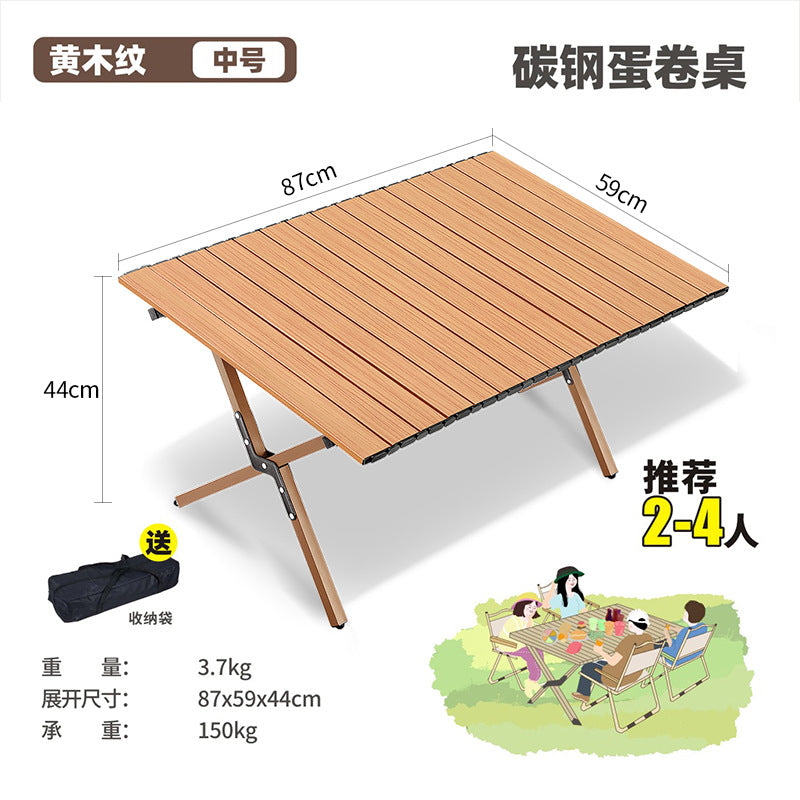 Outdoor Folding Chair Army Green Kermit Chair Reinforced Portable Camping Chair Fishing Stall Egg Roll Table and Chair Set