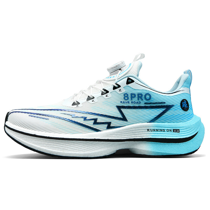 Red Rabbit8pro Button Student Sports Shoes for Men and Women, Carbon Plate Lightweight Shock-Absorbing Running Shoes, Candy Colors