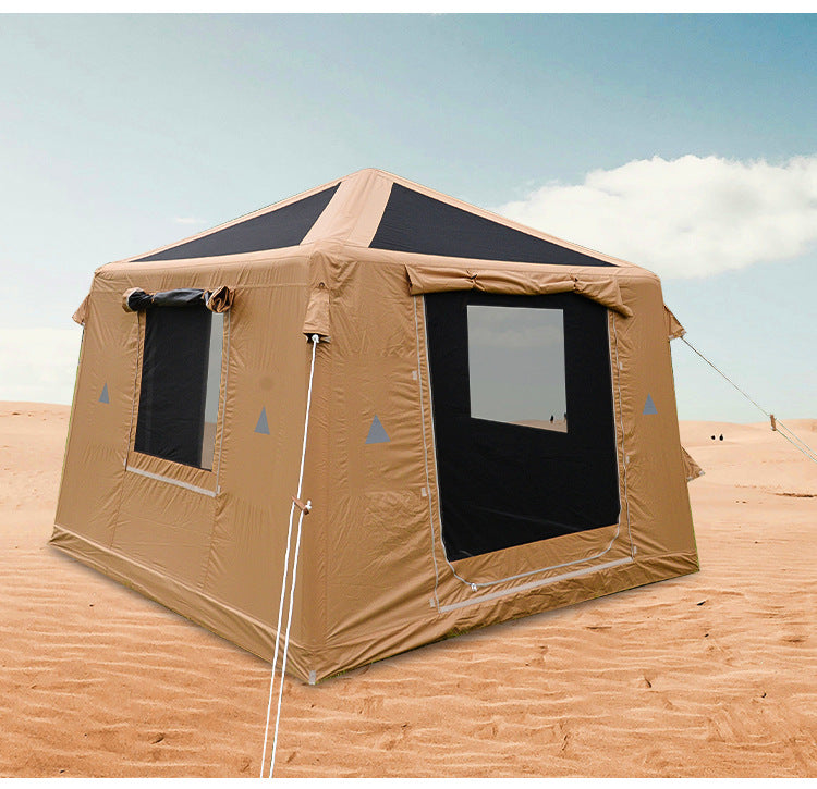 Wholesale Inflatable Tent from Source Factory Middle East Saudi Arabia Tent Black Sunproof Rainproof Automatic Quick Open3*