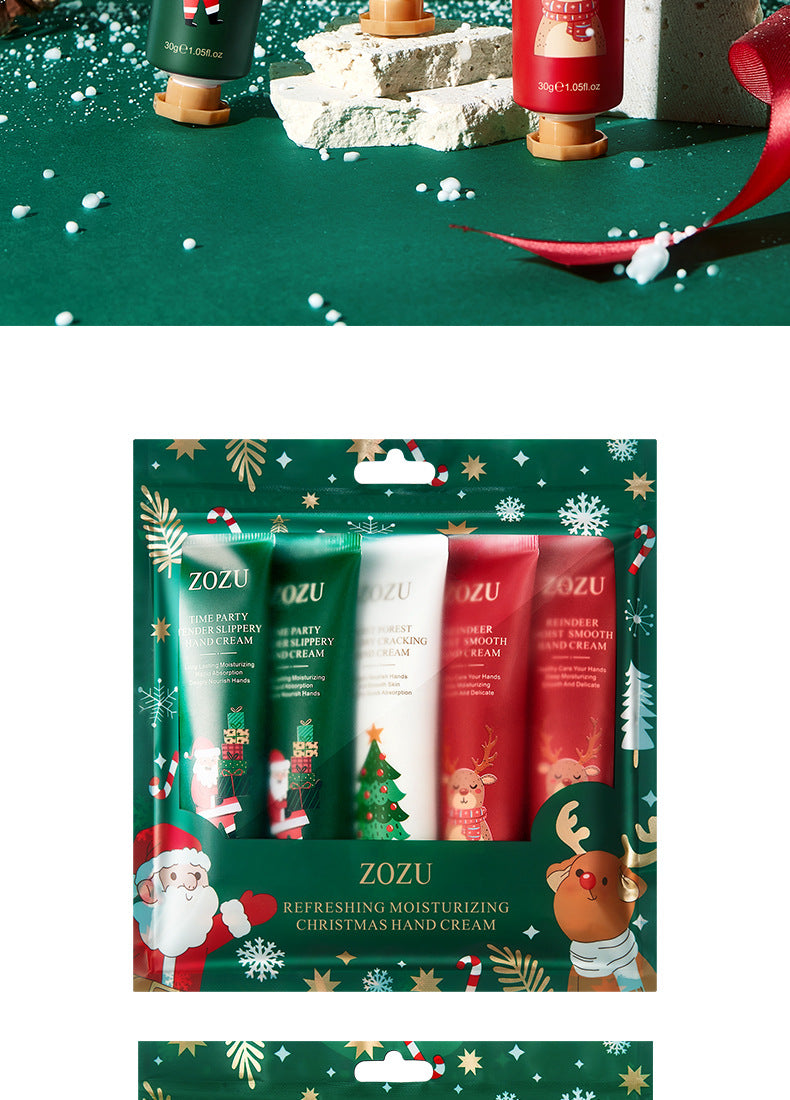 Christmas Hand Cream Set ZOZU Refreshing Moisturizing Hand Cream Gift for  Wholesale