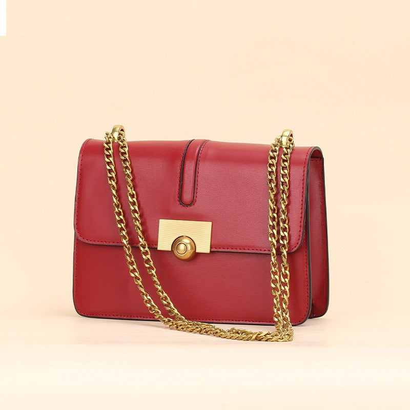 Niche Design Versatile Underarm Small Square Bag2024New Fashion Trendy Chain Shoulder Crossbody Bag for Women