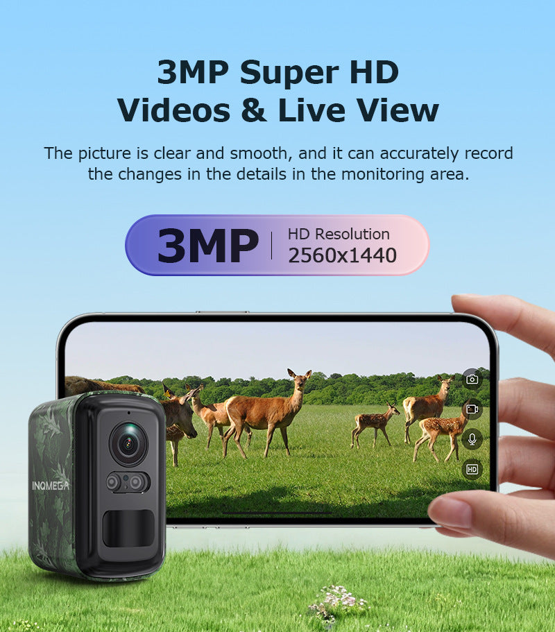 Exclusive Supply4G Solar Camera Outdoor Camouflage Battery Camera3MP High Definition Full Color Night Vision Surveillance