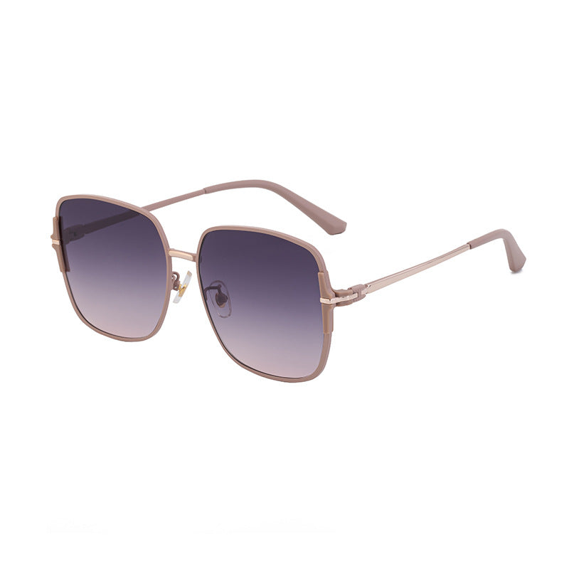 2025New European and American Fashion Square Frame Polarized Sunglasses for Women High-end Outdoor Sun Protection Sunglasses Wholesale
