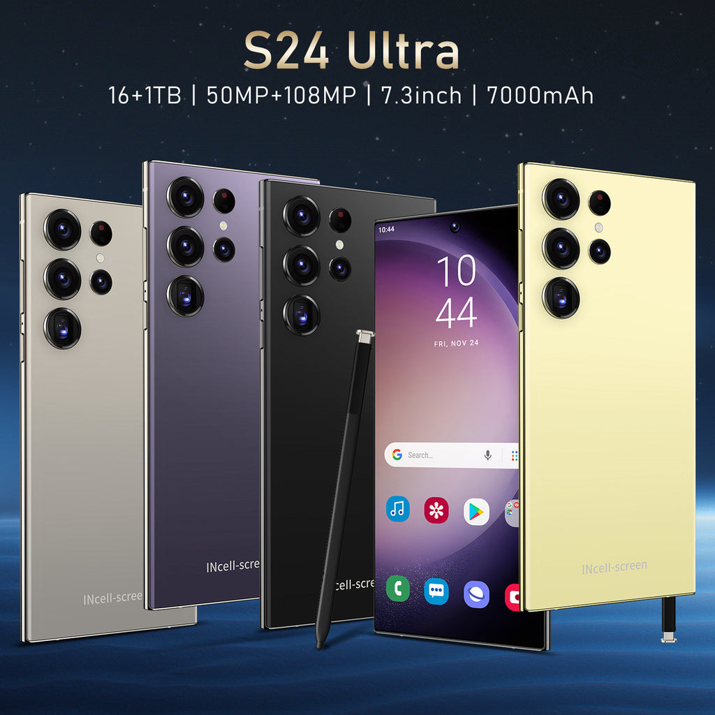 Specially designed for smartphones S24 Ultra Super Large Screen3+64G Source Factory Direct Sales(Popular)