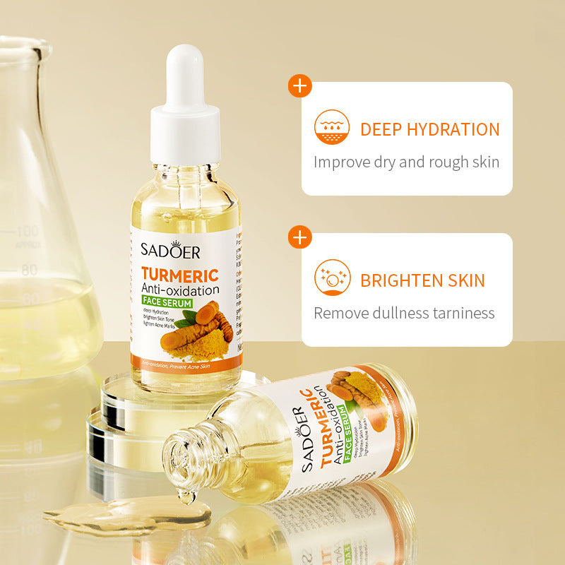 Turmeric Essence SADOER Antioxidant Moisturizing Essence30ml  Foreign Trade Manufacturer Wholesale