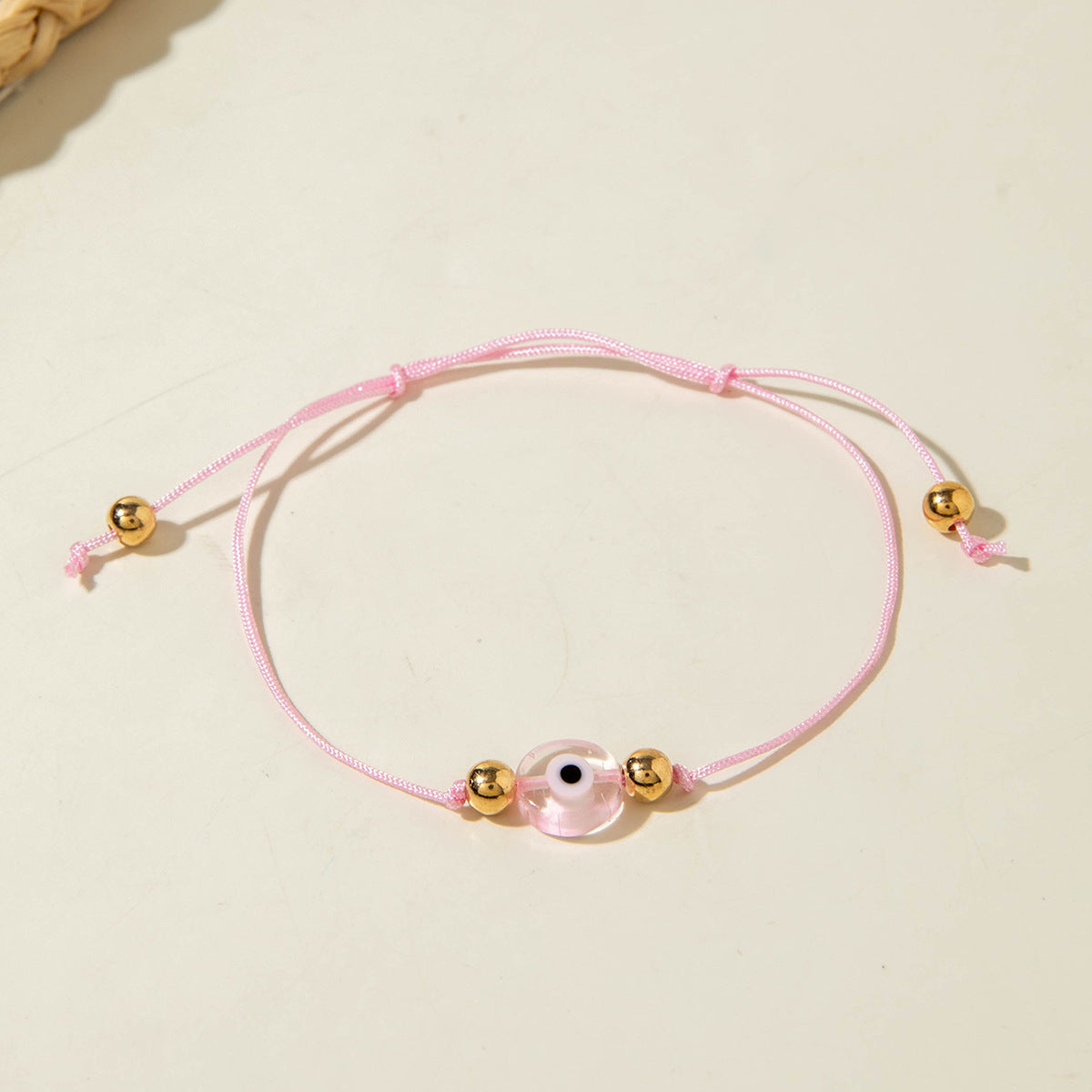 European and American Style Bracelet Colorful Devil's Eye Beaded Bracelet Simple Glass Eye Bracelet Wholesale