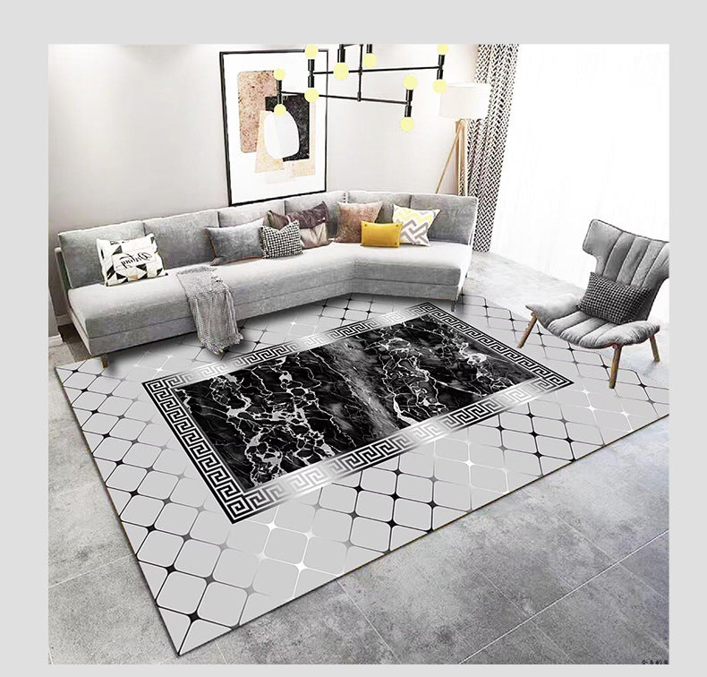 Light Luxury Living Room Carpet Sofa Coffee Table Full Carpet Home Bedroom Gray Series Dirty Resistant Mat Tapis carpet