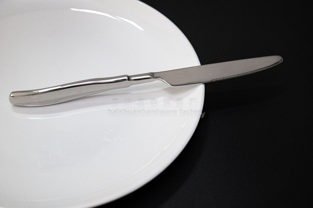 304Stainless Steel Knife Fork Spoon Thickened Tableware Western Hotel High-end Aesthetic Steak Knife Fork Spoon Forged Design