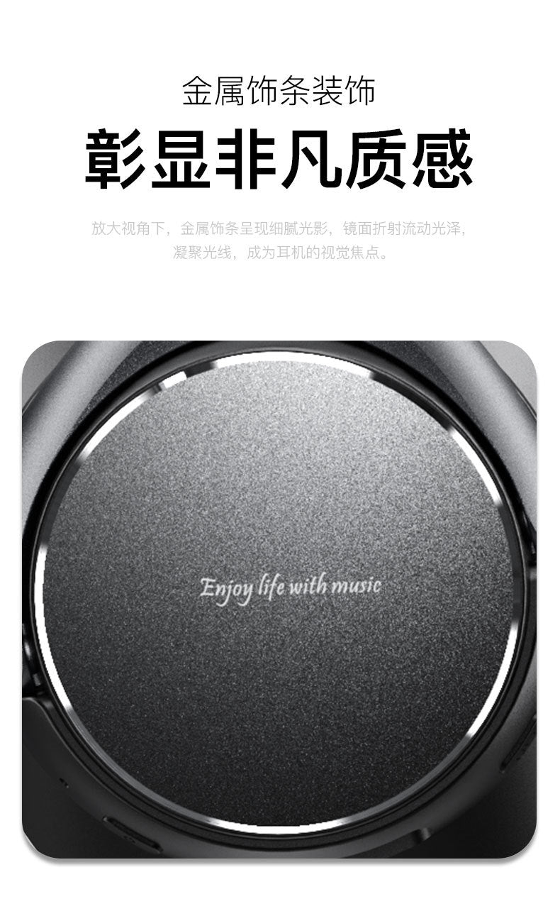 Private Model2025New metal heavy bass long battery life over-ear headphones ANC Noise Cancelling Wireless Bluetooth Headphones B13