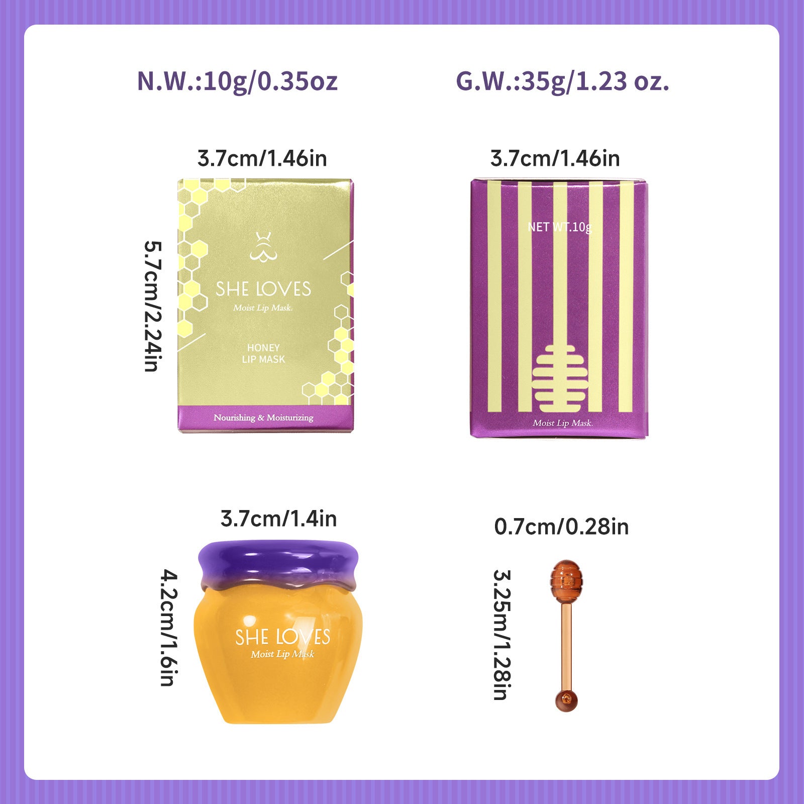 Honey Sakura Autumn and Winter Lightening Lip Lines Moisturizing Lip Balm Scrub Exfoliating Sleeping Lip Mask Set