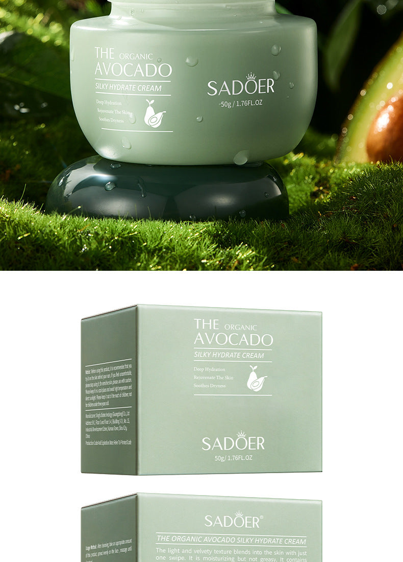 Avocado Skincare Set SADOER Cleansing, moisturizing and moisturizing six-piece set  foreign trade wholesale