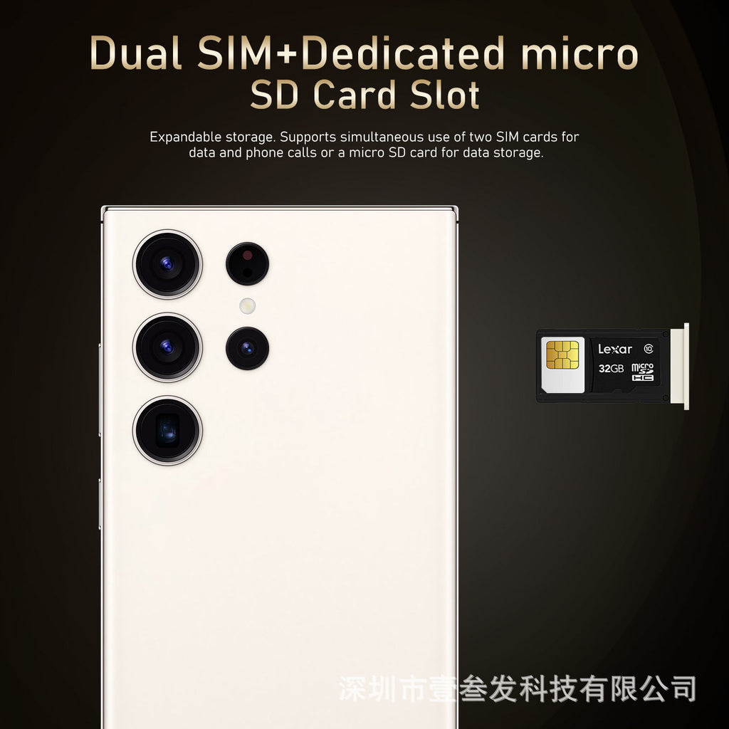 Smartphone S23 Ultra Built-in pen 2+16 High-end7.3Inch Large Screen Android8