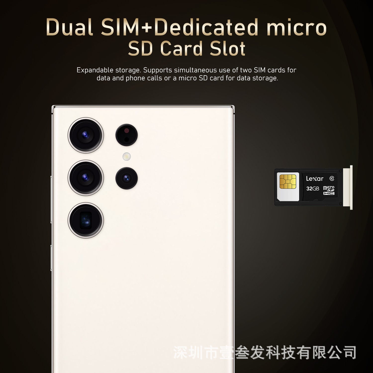 Smartphone S23 Ultra Built-in pen 2+16 High-end7.3Inch Large Screen Android8