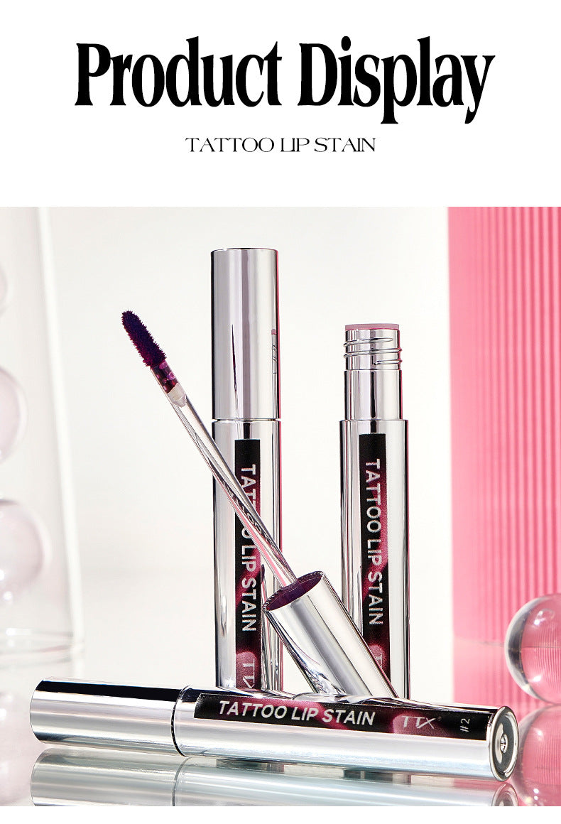 Tear-off Lip Gloss Velvet Matte Non-fading Non-stick Cup Tear-off Lip Color Version Labelable