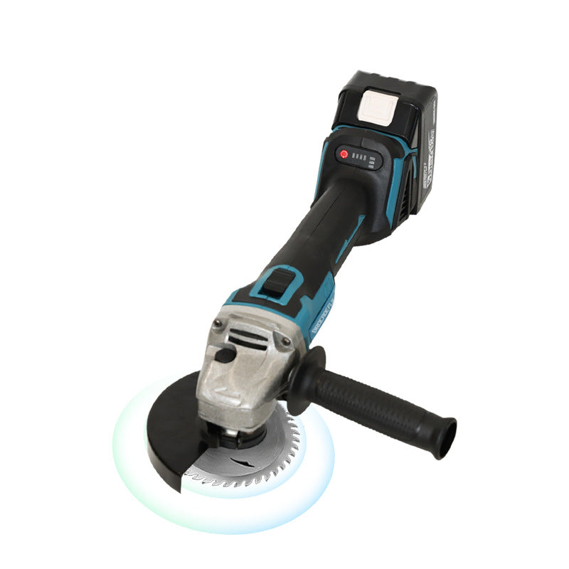 Multifunctional Lithium Battery Brushless Electric Angle Grinder Polisher Cutting Machine Rechargeable Durable Grinding Machine Electric