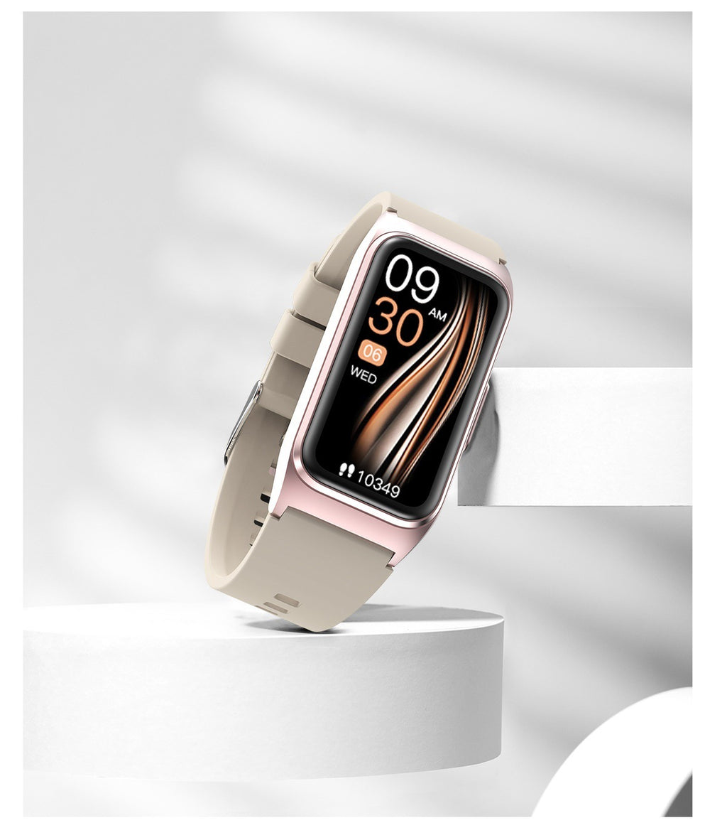 New TK75Blood pressure and blood sugar testing heart rate monitoring IP68Waterproof Social Entertainment Smart Watch