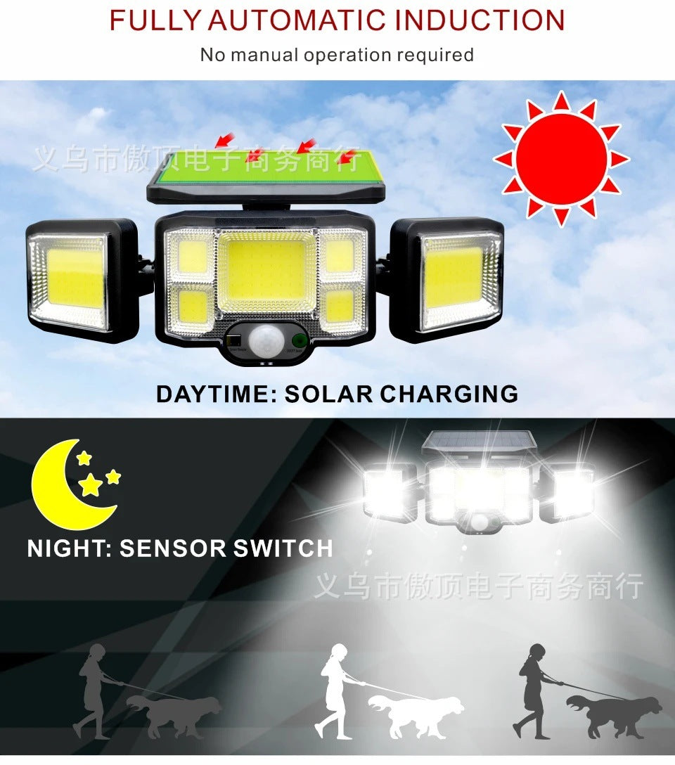 Solar Light Outdoor Waterproof Wall Light LED Split Sensor Light Motion Sensor Light Courtyard Light Garden Lamp