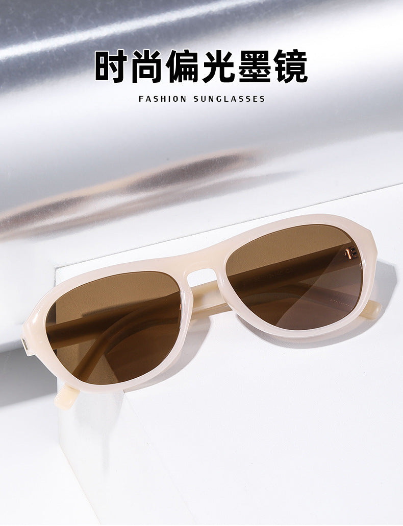 2025New European and American Fashion Polarized Sunglasses for Women, High-end Ultra-light Sun Protection Sunglasses for Women, Trendy for Fishing and Driving