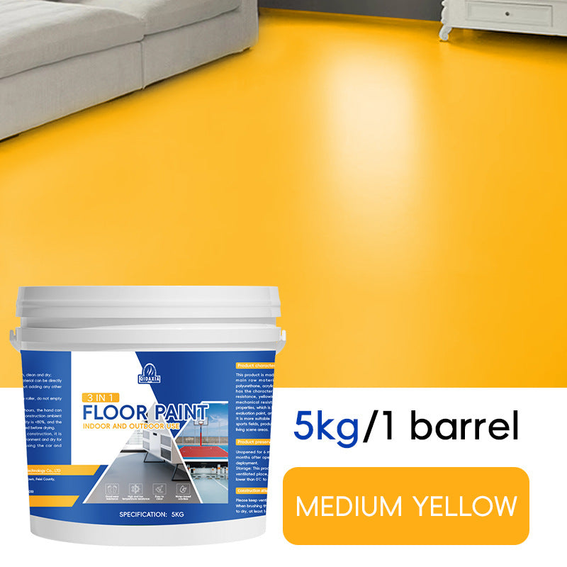 Home Floor Paint Three-in-One Epoxy Floor Paint Cement Floor Water-Based High Solid Wear-Resistant Resin Southeast Asia Environmental Protection