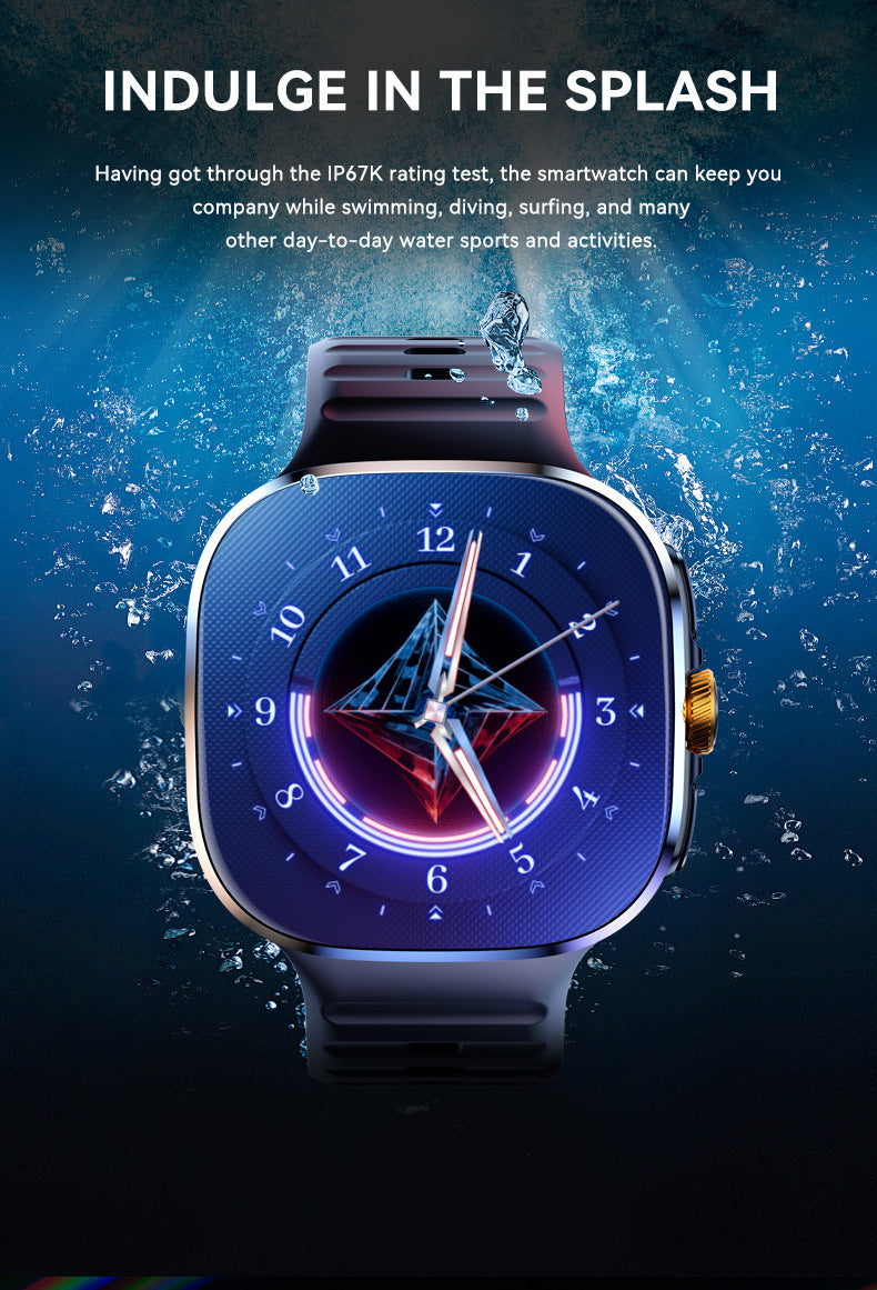 M99Smart Watch5G SIM Card Global Comm Google Store APP Download2.14inch Full Screen Touch Dual System
