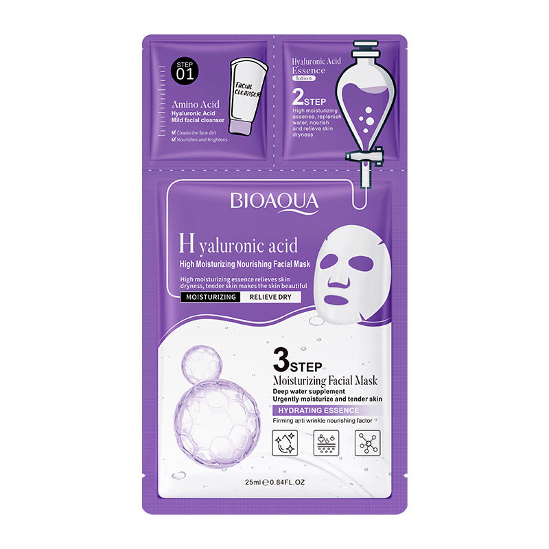 Trilogy Face Mask BIOAOUA Cleansing Facial Cleanser Hydrating Essence  Wholesale