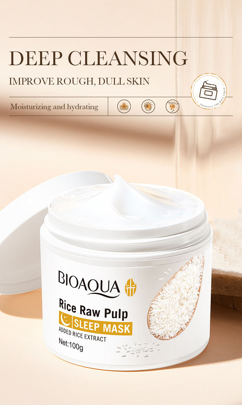 Rice Skincare Set BIOAOUA Rice Puree Series Six-Piece Set Box  Wholesale